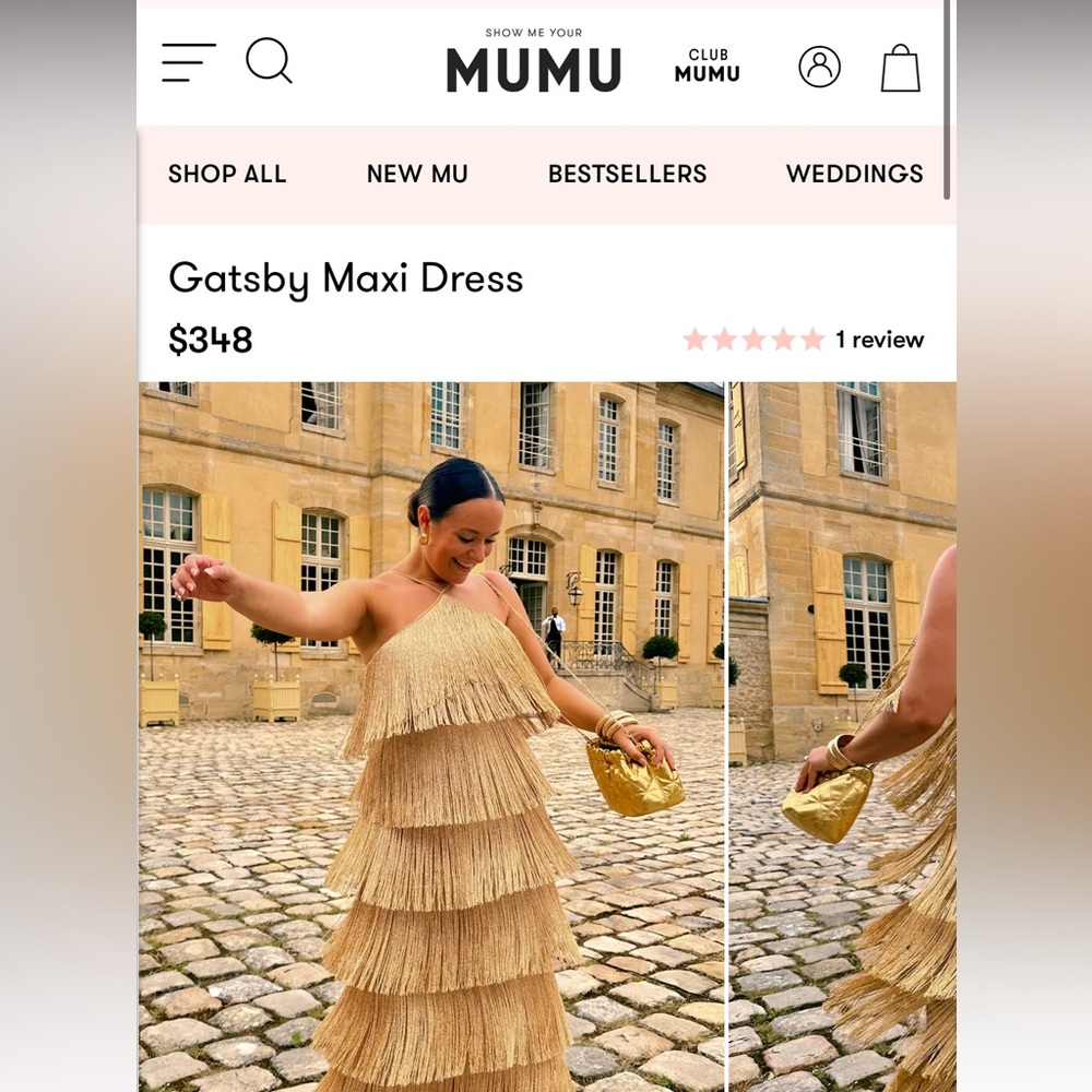 SHOW ME YOUR MUMU gatsby maxi dress